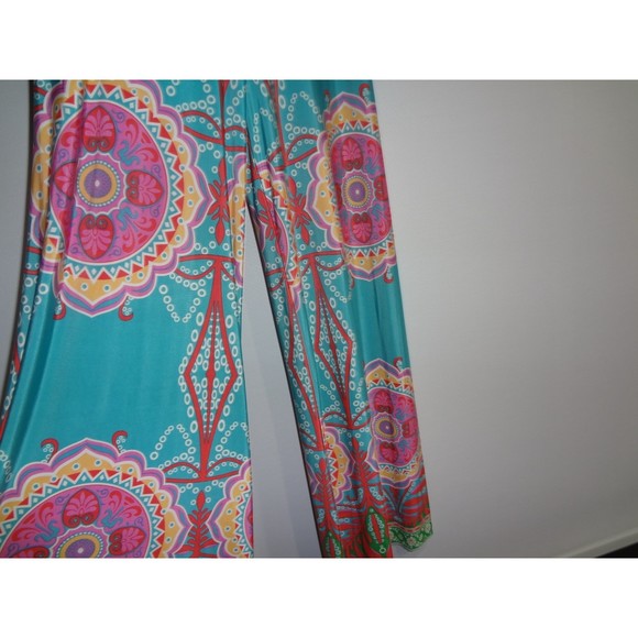 Women's Wide Legged Floral Print Pants Size Large - Picture 3 of 5